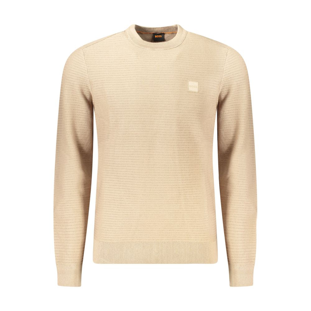 

Мужской свитер Hugo Boss Cotton Men, бежевый