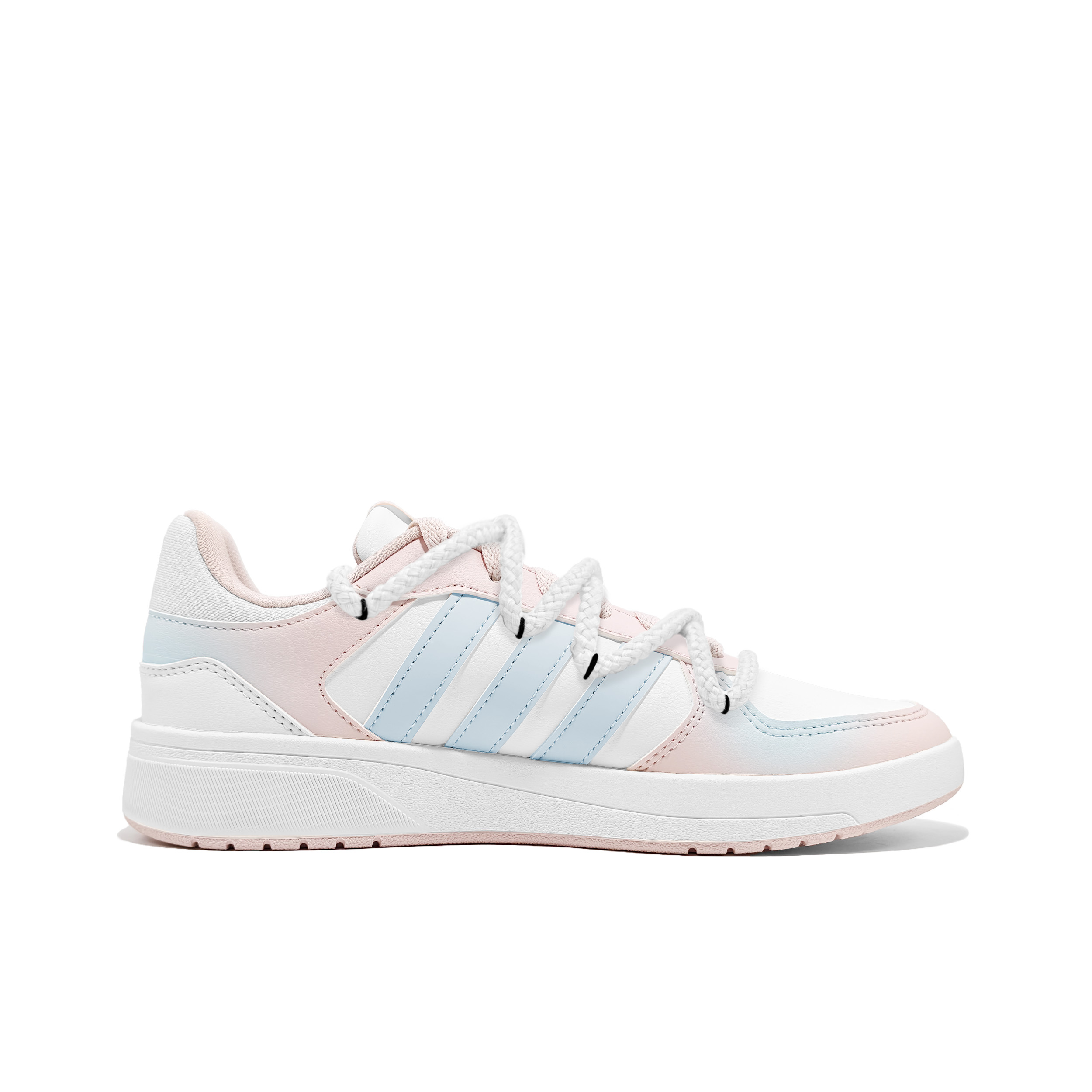 Adidas COURTBEAT Sweetie Cat Paw 2, синтетическая кожа, противоскользящая подошва, амортизация, износостойкость, низкие кроссовки — фото 3