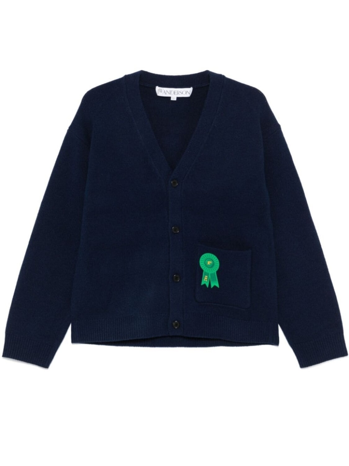 

JW Anderson кардиган Rosette, синий