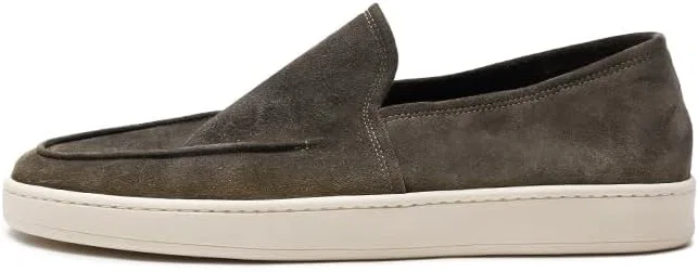 Лоферы мужские Premium Calfskin Suede, зеленый viplander