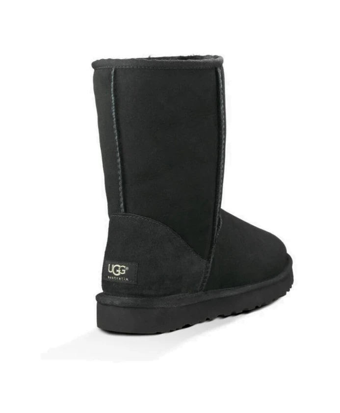 Мужские зимние сапоги Ugg с логотипом, черный — фото 3
