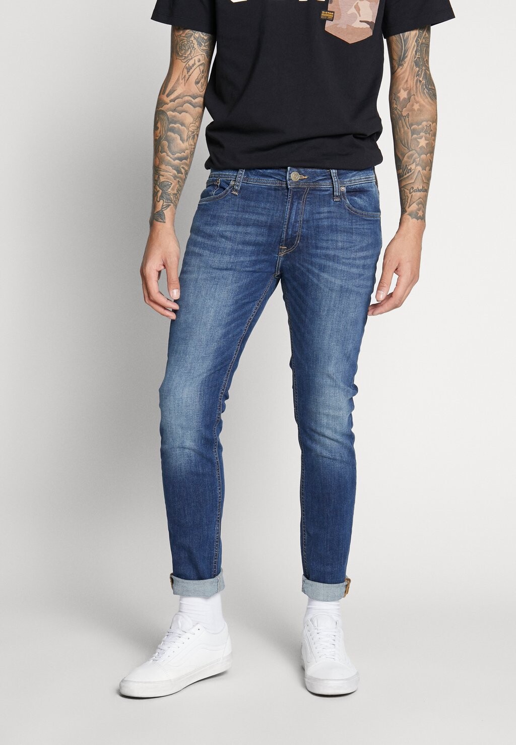 

Джинсы скинни Jack & Jones JJILIAM JJORIGINAL, цвет Blue Denim
