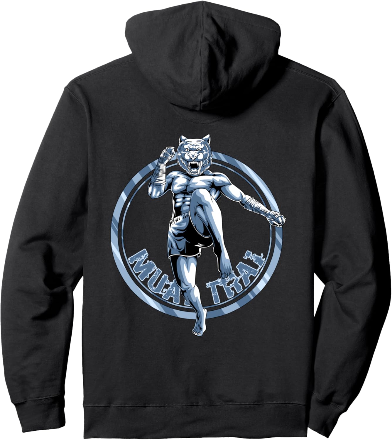 

Толстовка Muay Thai Tiger - для занятий тайским боксом и кикбоксингом, черная Muay Thai Hoodie, Черный, Толстовка Muay Thai Tiger - для занятий тайским боксом и кикбоксингом, черная Muay Thai Hoodie