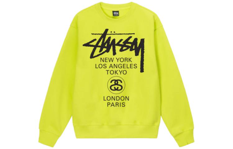 

Свитшот World Cruise Series унисекс Stussy, серый