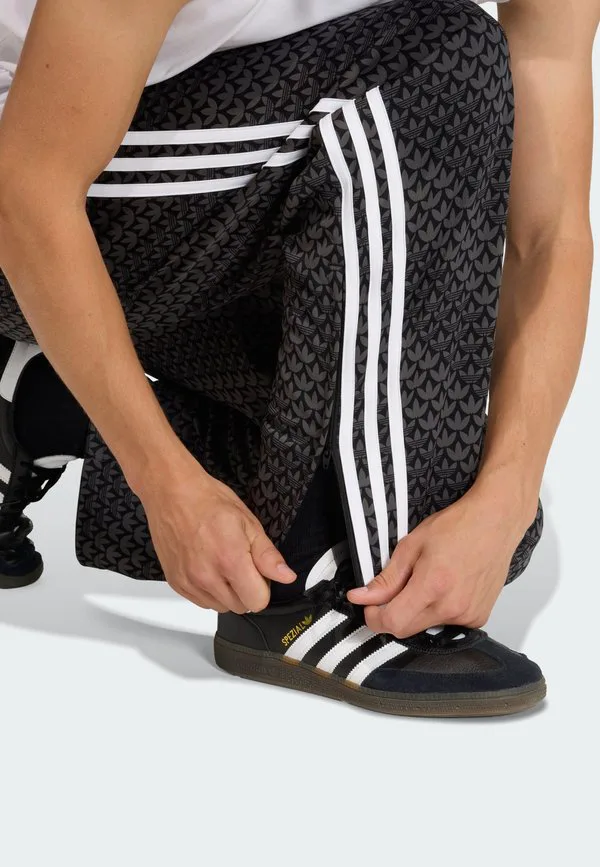 Спортивные штаны с монограммой firebird Adidas Originals, Black — фото 4