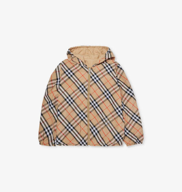 

Куртка Rufus с капюшоном из тканой смеси 4-14 лет Burberry, желтый