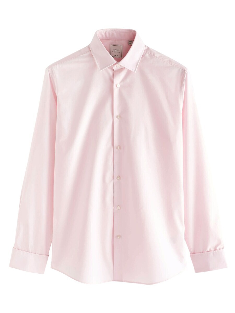 

Повседневная рубашка Next Slim fit Button Up Shirt, розовый