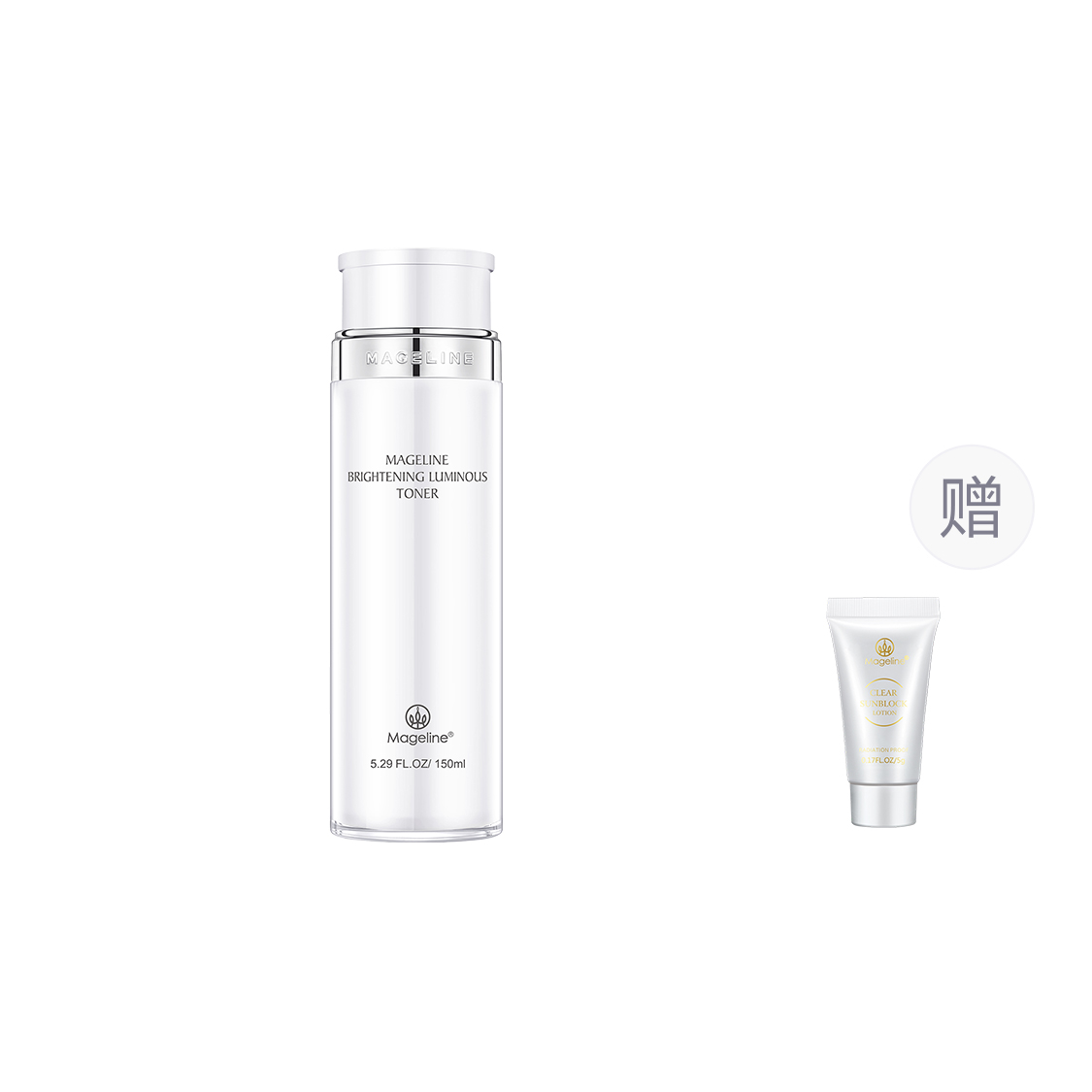 

MAGELINE Тонер Snow White Crystal для осветления и выравнивания тона кожи, уменьшения темных пятен, 150 мл