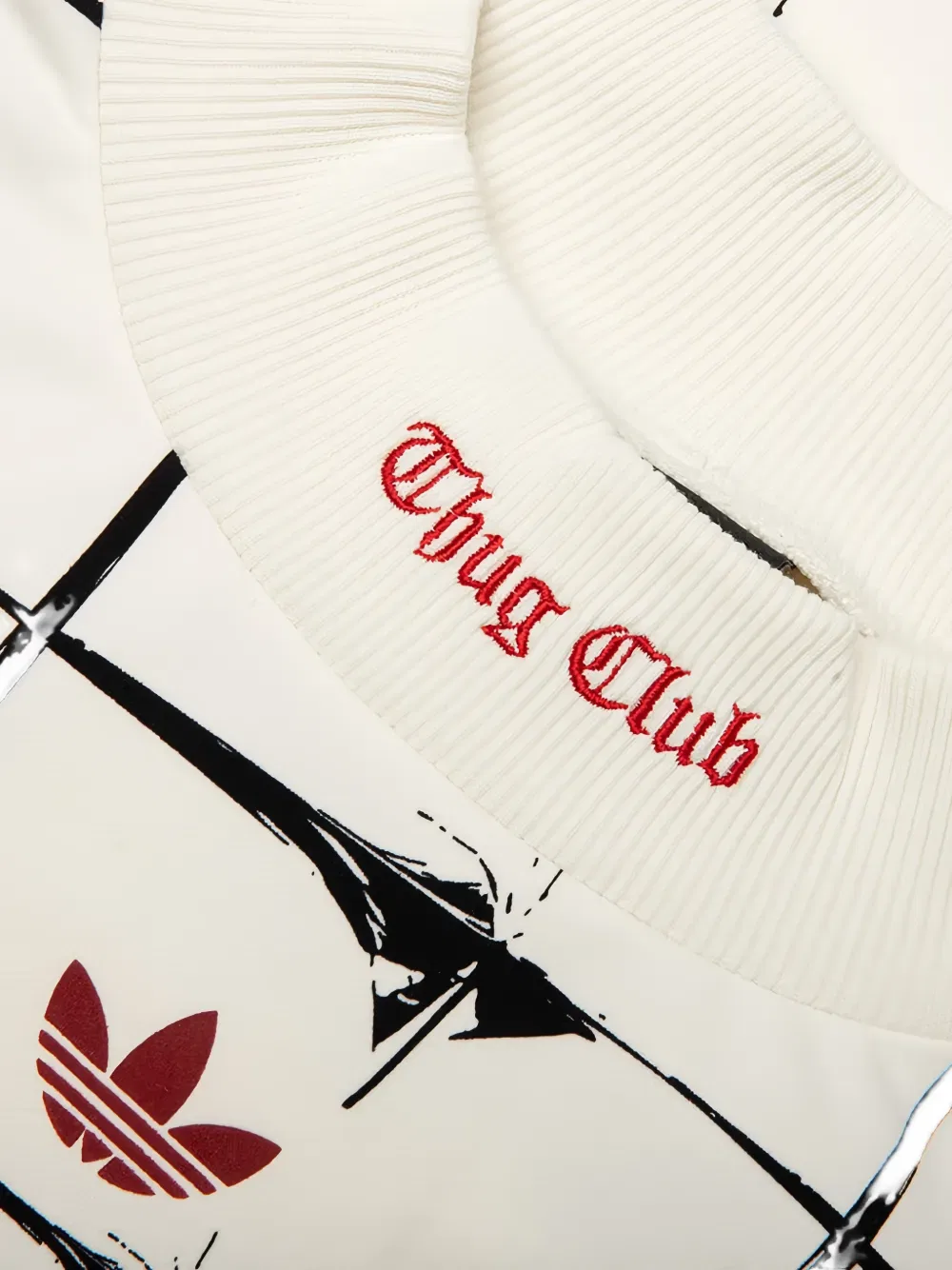 Футболка с длинными рукавами "X thug club" Adidas, нейтральный — фото 4