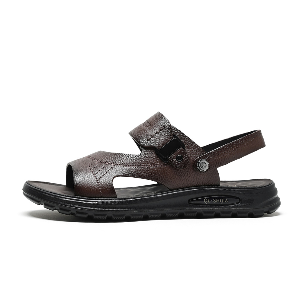 

Пляжные шлепанцы мужские Wolves • Family QUNLANGSHIJIA, коричневый