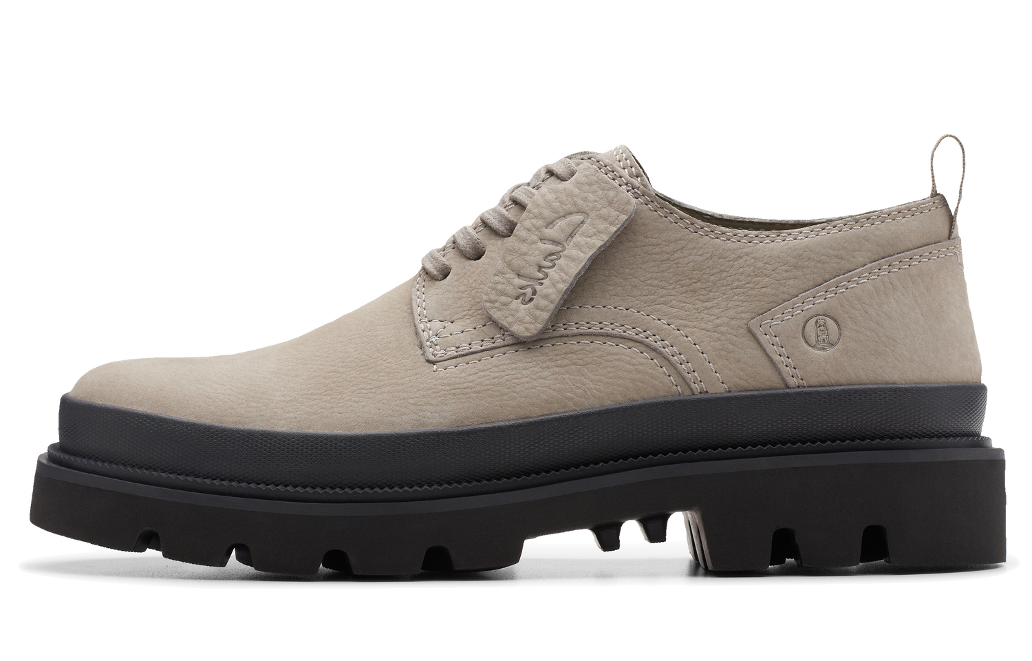 

Мужские повседневные туфли с низким верхом, серые Clarks, Gray 261760897