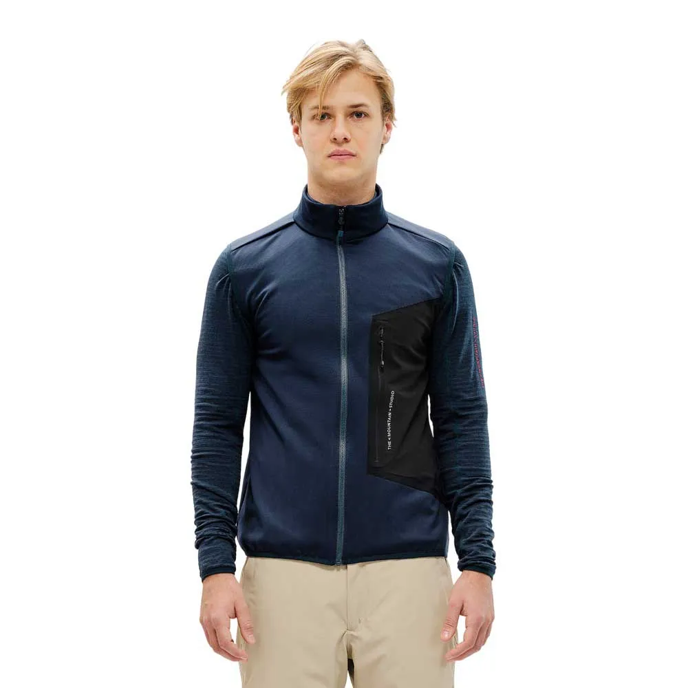 

Жилет The Mountain Studio Tecno grid fleece, синий