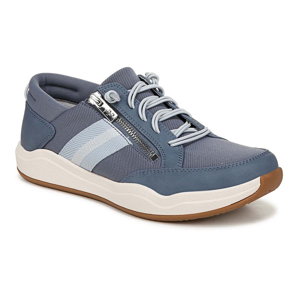 

Женские слипоны Ryka Carefree Zip на молнии, цвет Flintstone Blue