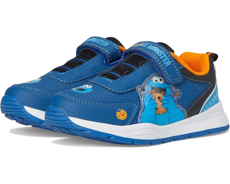Кроссовки Josmo Sesame Street Elmo Cookie Monster Sneaker (Toddler/Little Kid), Navy/Blue