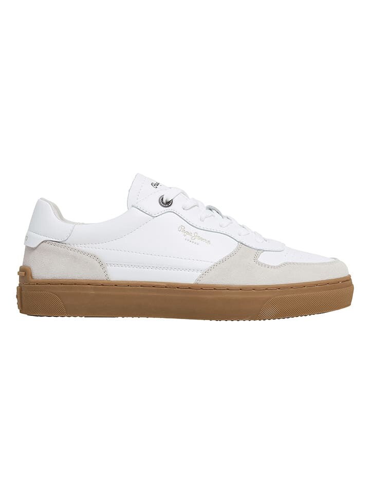 

Кроссовки на шнуровке Pepe Jeans FOOTWEAR Leder-Sneakers Camden One, белый