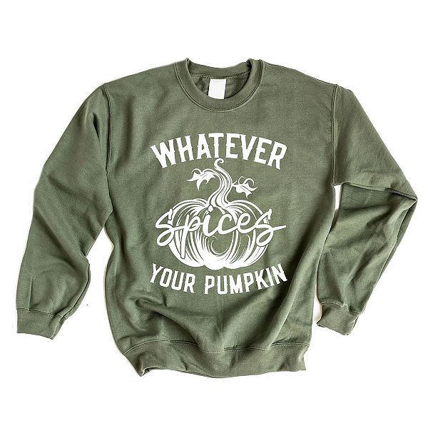 

Ретро свитшот с тыквой Simply Sage Market, Зеленый, Ретро свитшот с тыквой Simply Sage Market