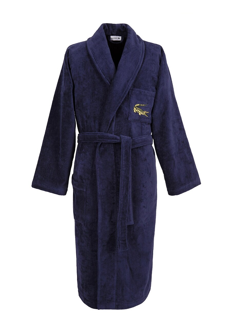 

Халат LACOSTE Long Bathrobe RENE, синий