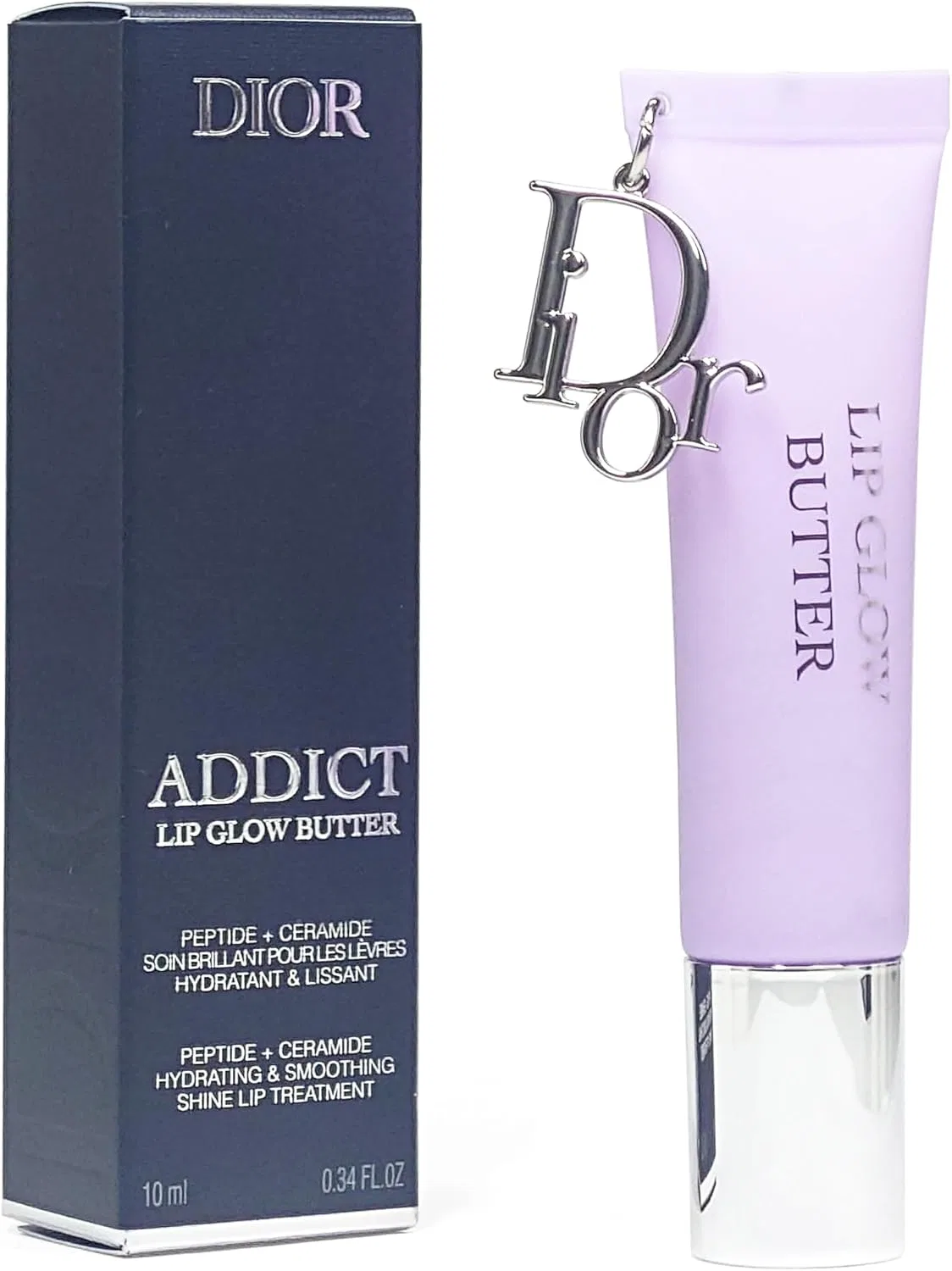 Блеск для губ Dior Addict Lip Grow Butter оттенок 102 Glazed Lavender 10 мл — фото 2