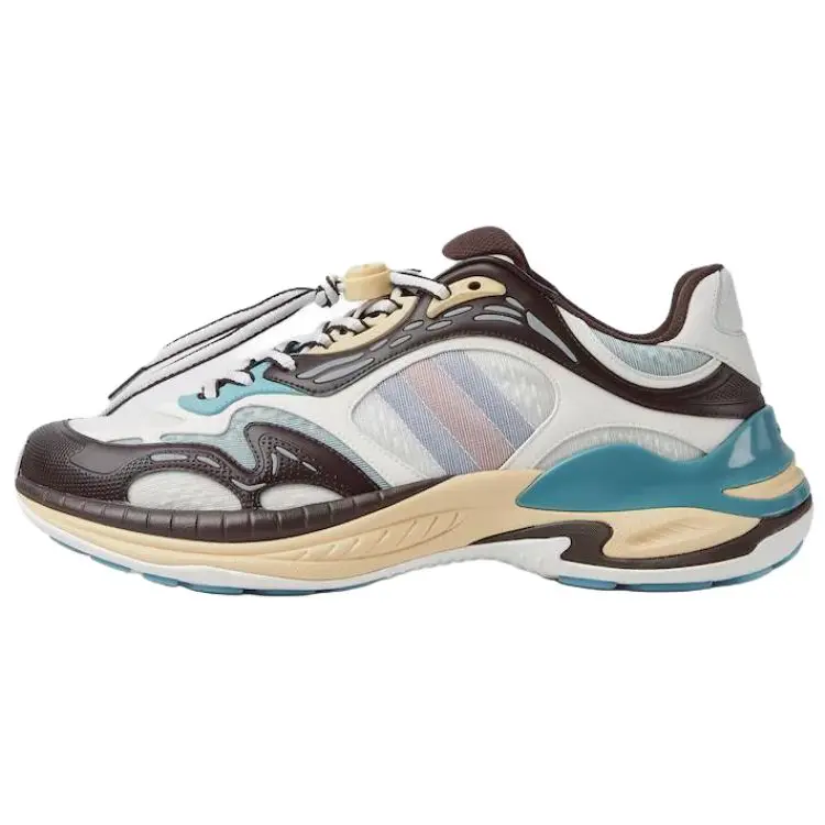 

GUCCI 2.0 Низкие повседневные туфли мужские серо-коричневые