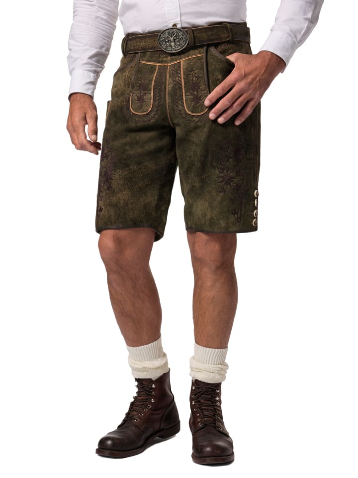 

JP1880 Кожаные брюки классического коричневого цвета