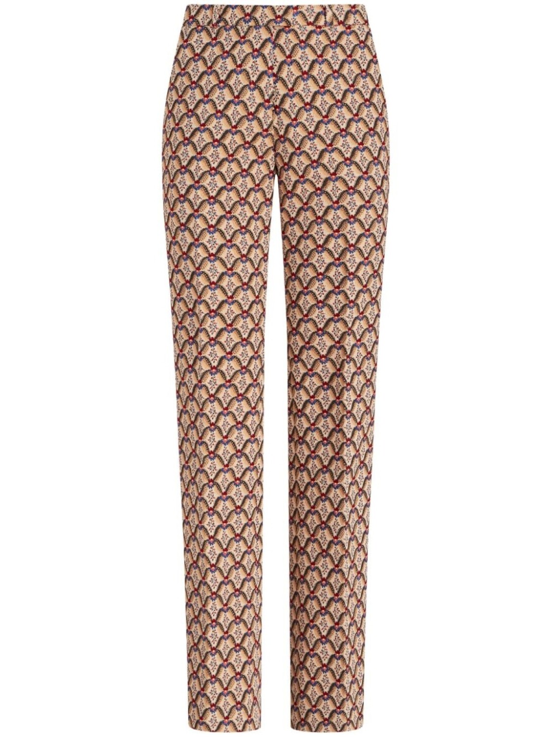 

ETRO жаккардовые брюки Floralia, коричневый