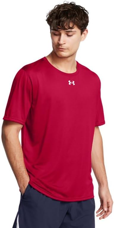 

Мужская свободная футболка с коротким рукавом Under Armour Team Tech Cardinal, Flawless-White, Белый, Мужская свободная футболка с коротким рукавом Under Armour Team Tech Cardinal, Flawless-White