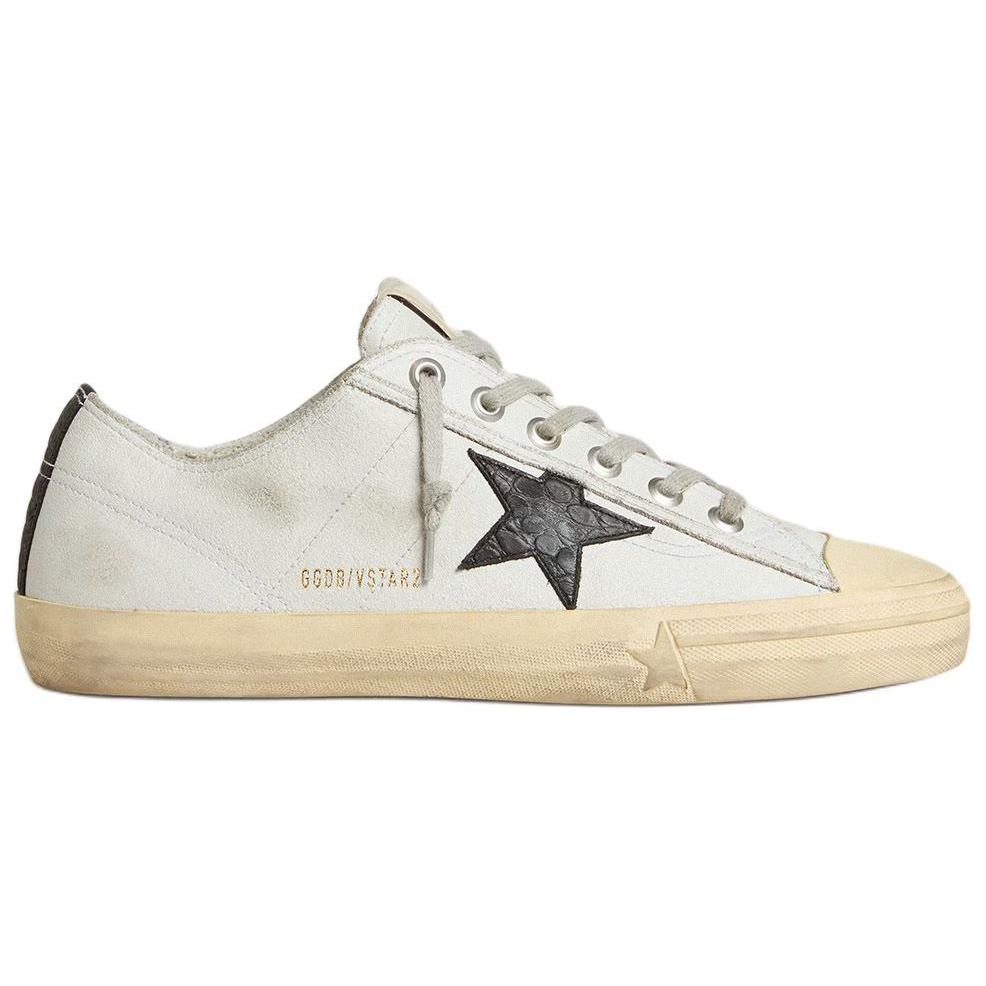 

V Star Low Top Skateboard Shoes Men's White Golden Goose