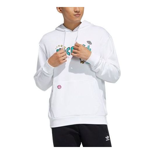 

Толстовка originals fangtastic series mickey printing sports pullover white Adidas, белый