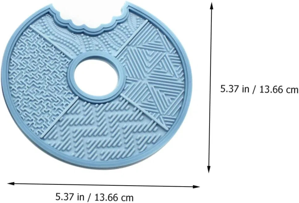 Коврик для мытья кистей Silicone Brush Cleaning Pad PLAFOPE набор 2 шт — фото 3