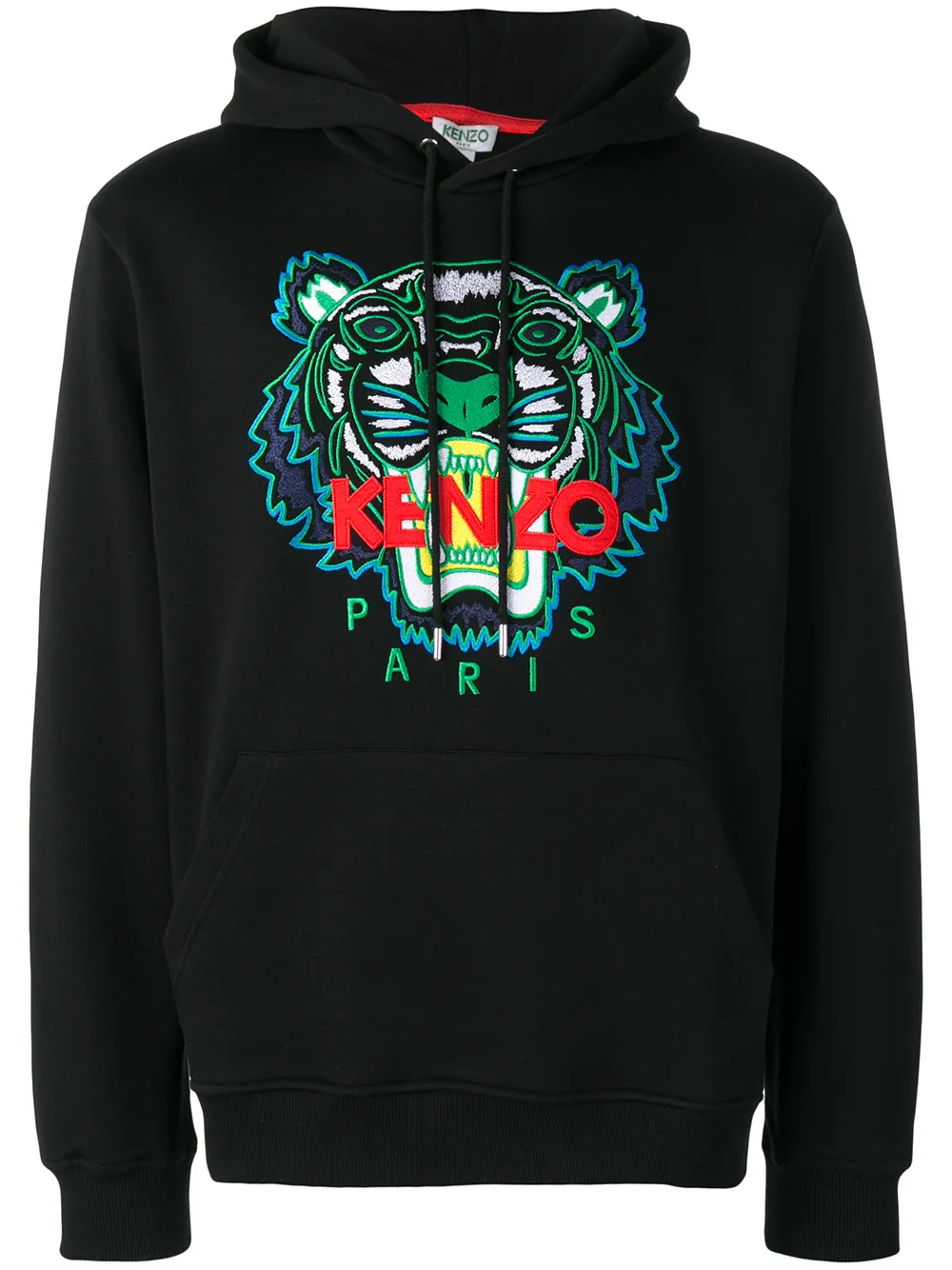

Свитер с вышивкой тигра KENZO, черный
