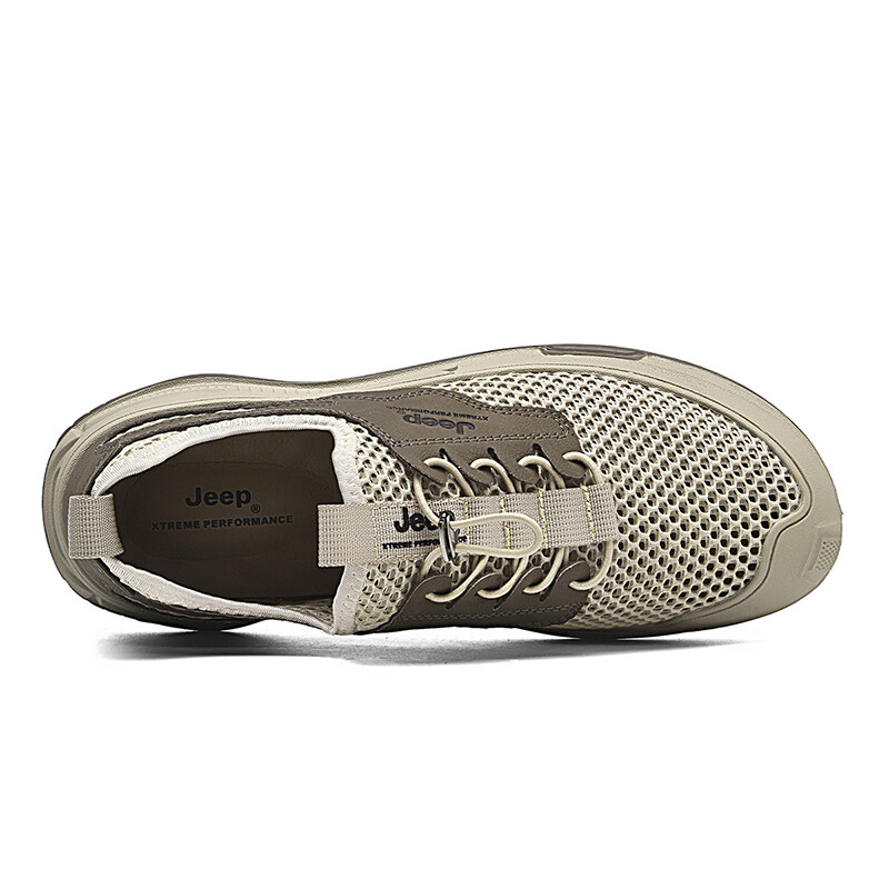 Кроссовки Jeep Casual Shoes Men Low-Top Khaki — фото 4