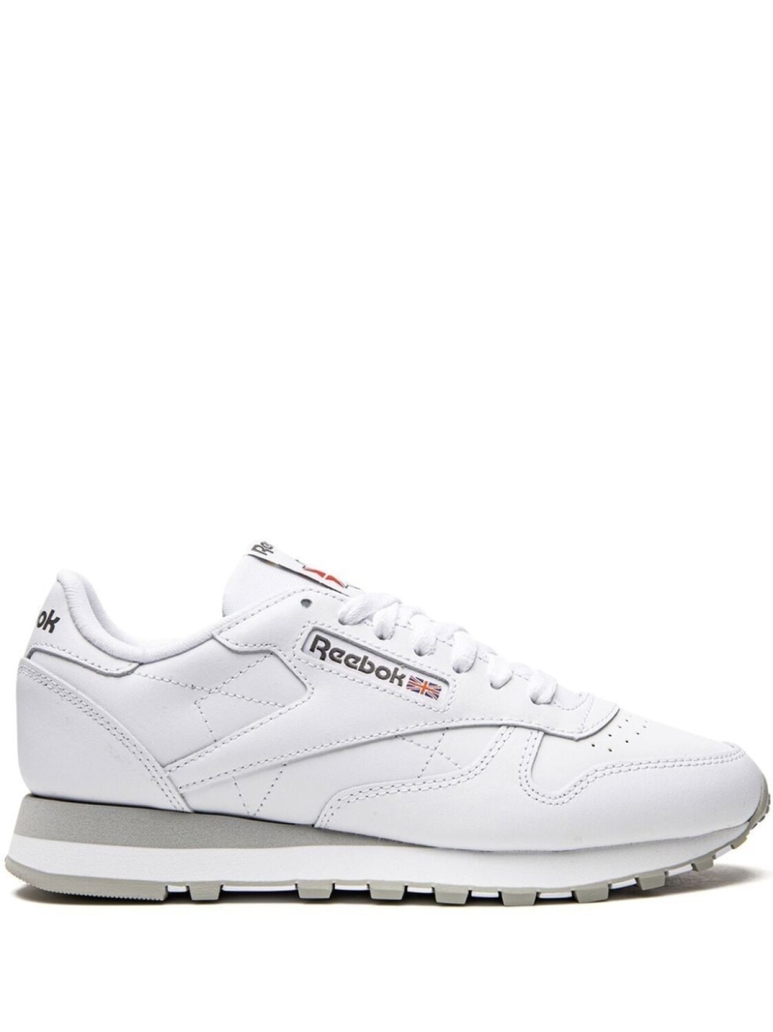 

Кроссовки Reebok Classic Leather, белый/серый