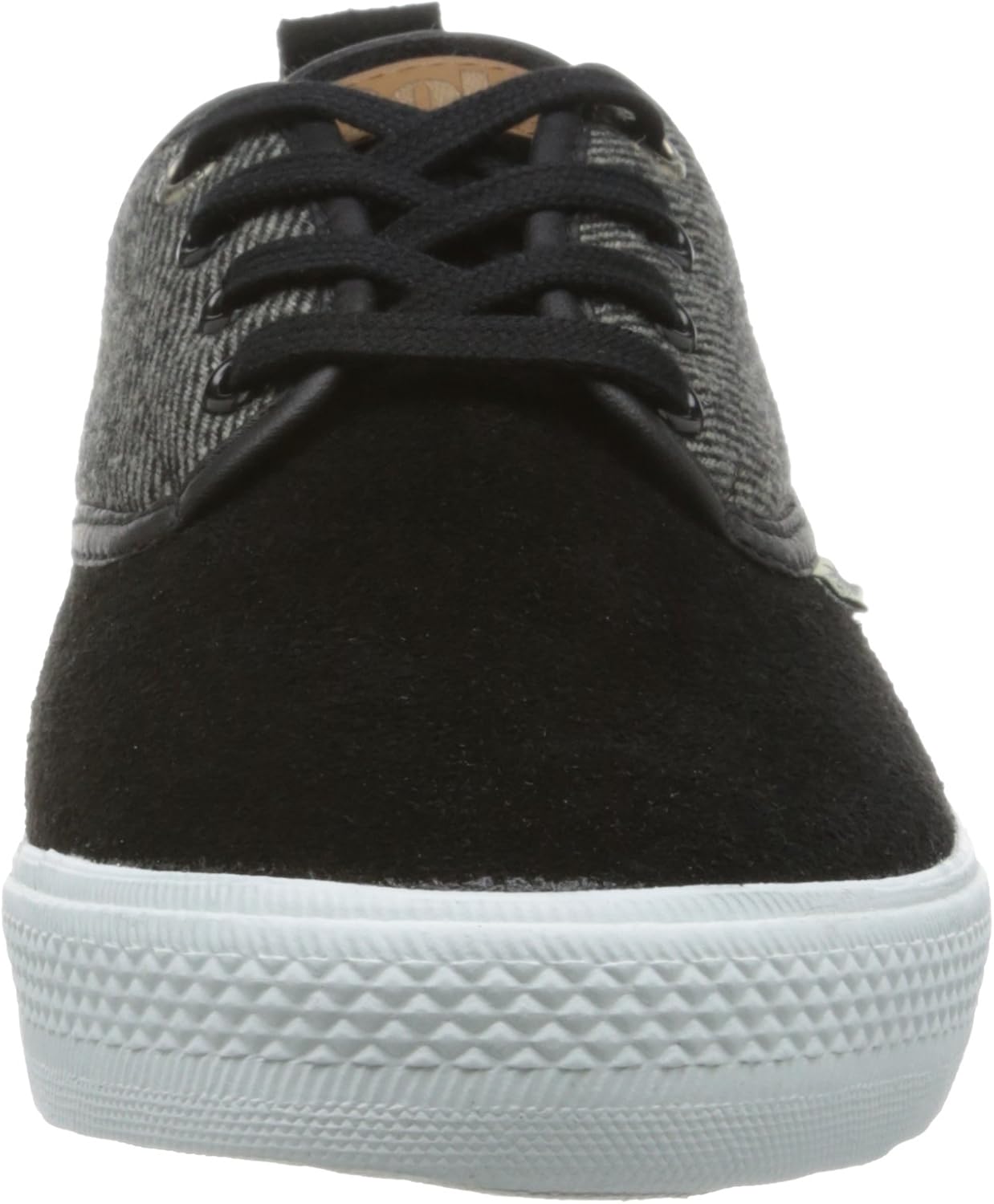 Мужские модные кроссовки Gola Falcon из твида, черный/серый — фото 2