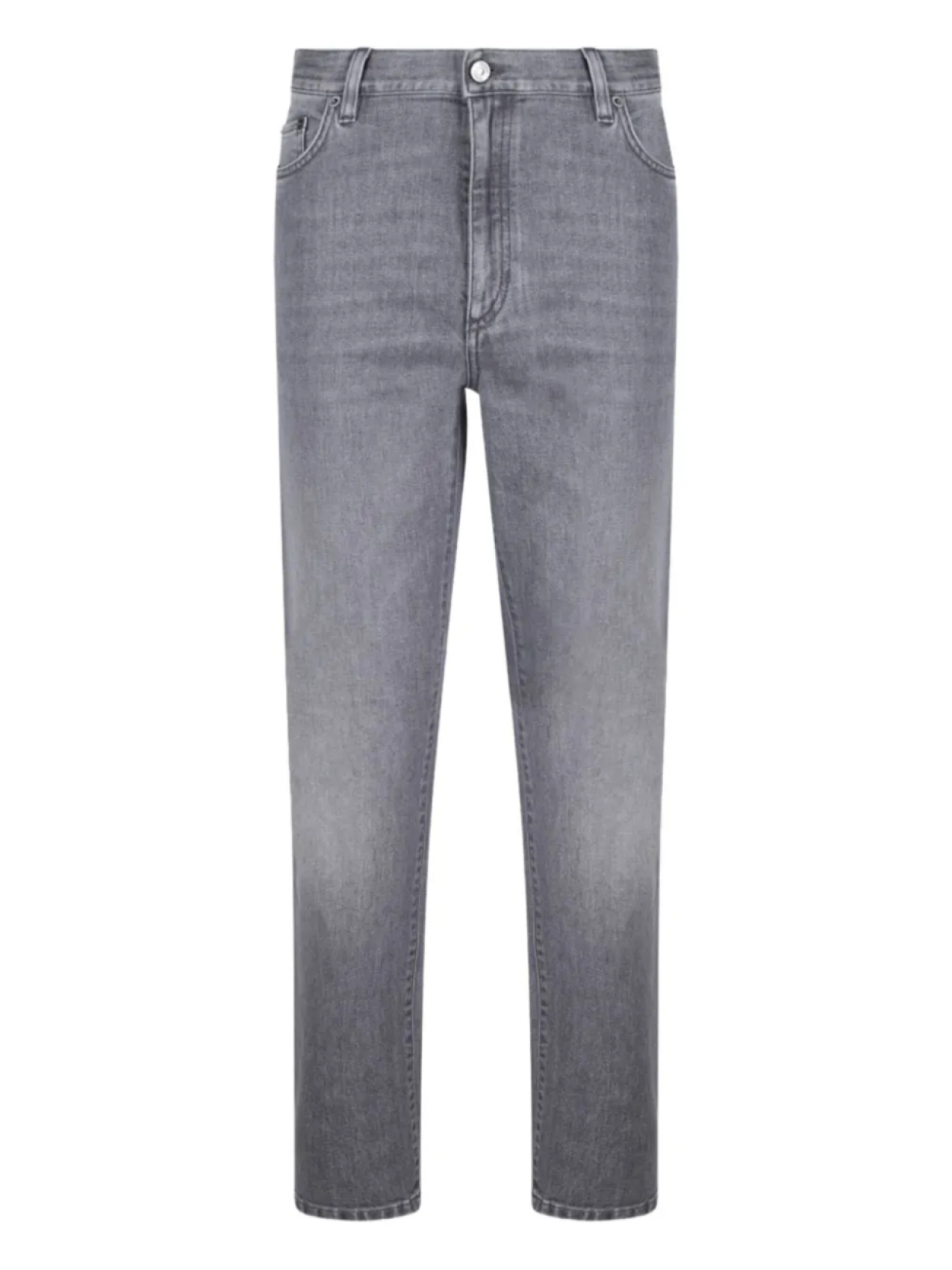 

Джинсы прямого покроя Zegna, серый