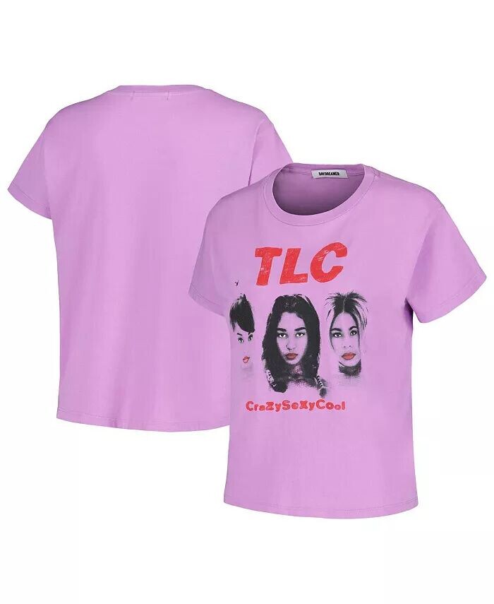 

Женская фиолетовая футболка с принтом TLC Solo Daydreamer