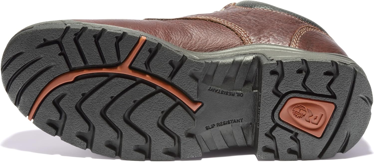 Timberland PRO мужские повседневные рабочие оксфорды Titan, Haystack Brown — фото 4