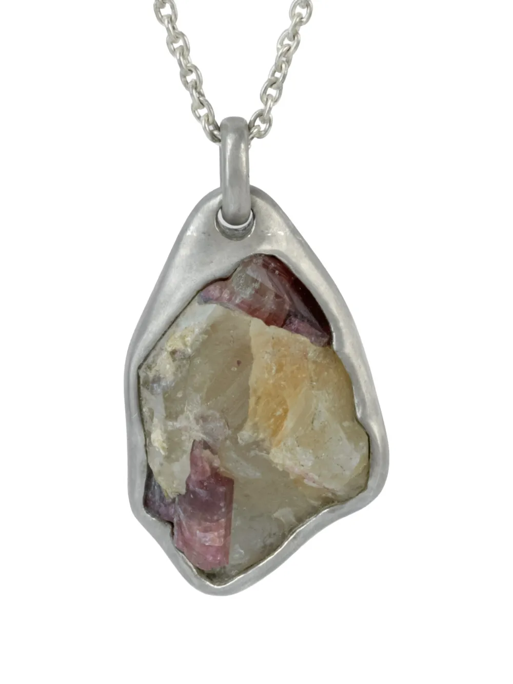 

Серебряное ожерелье Halos с рубеллитом турмалином Parts Of Four