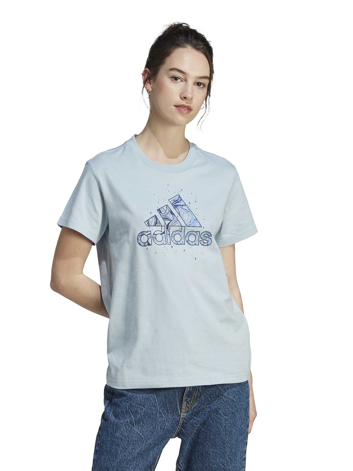 

Футболка Adidas Sportswear Mystic Nature Graphic, синий