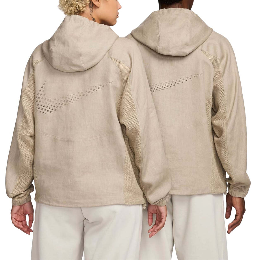 Куртка Nike x Stussy Linen Shell Jacket Asia Sizing 'Chino', желто-коричневый — фото 2