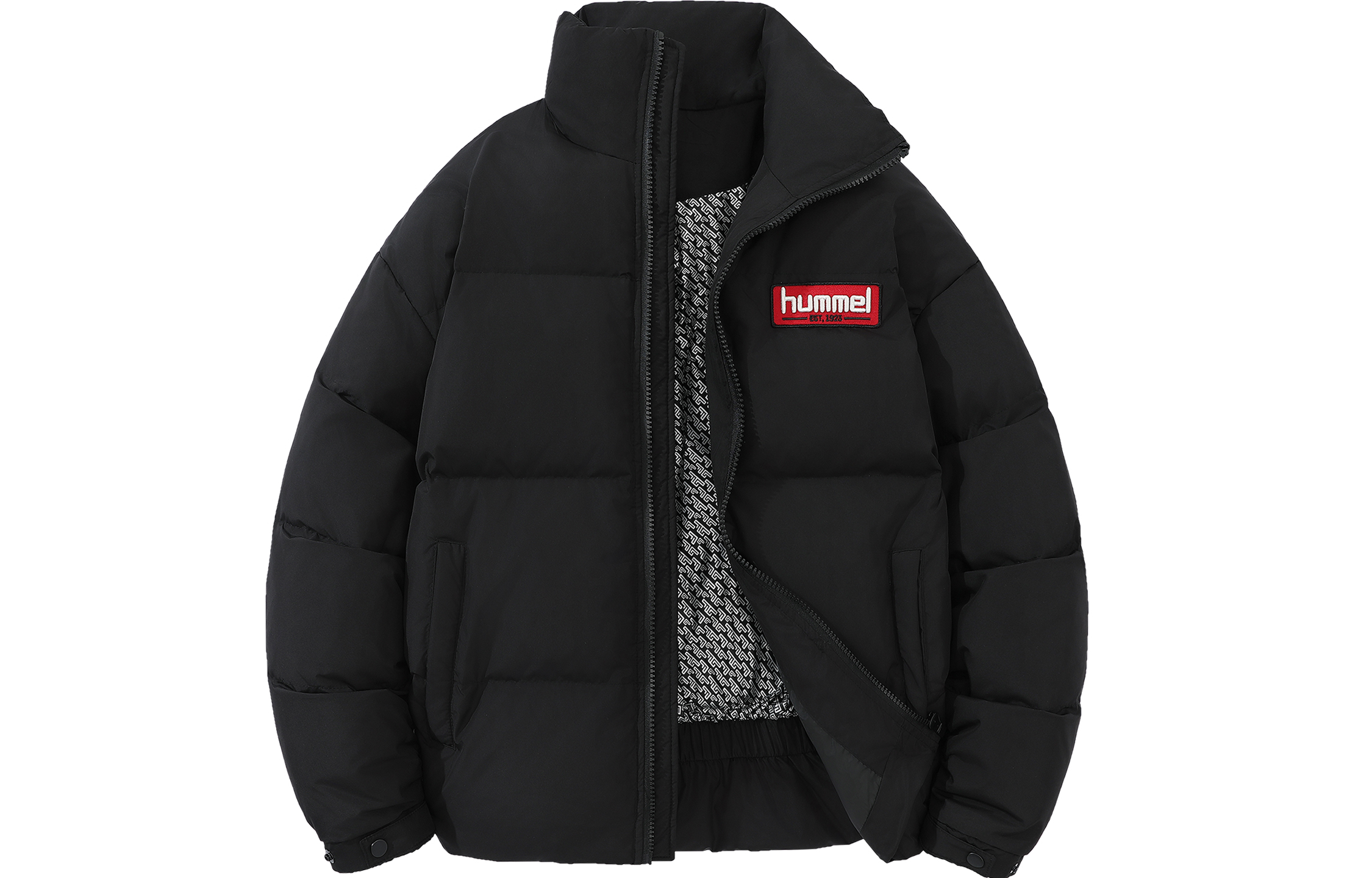 

Пуховик унисекс Hummel, черный