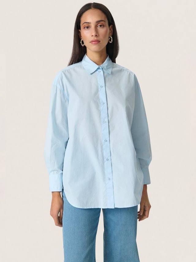 

Джени поплин рубашка Soaked In Luxury, Blue