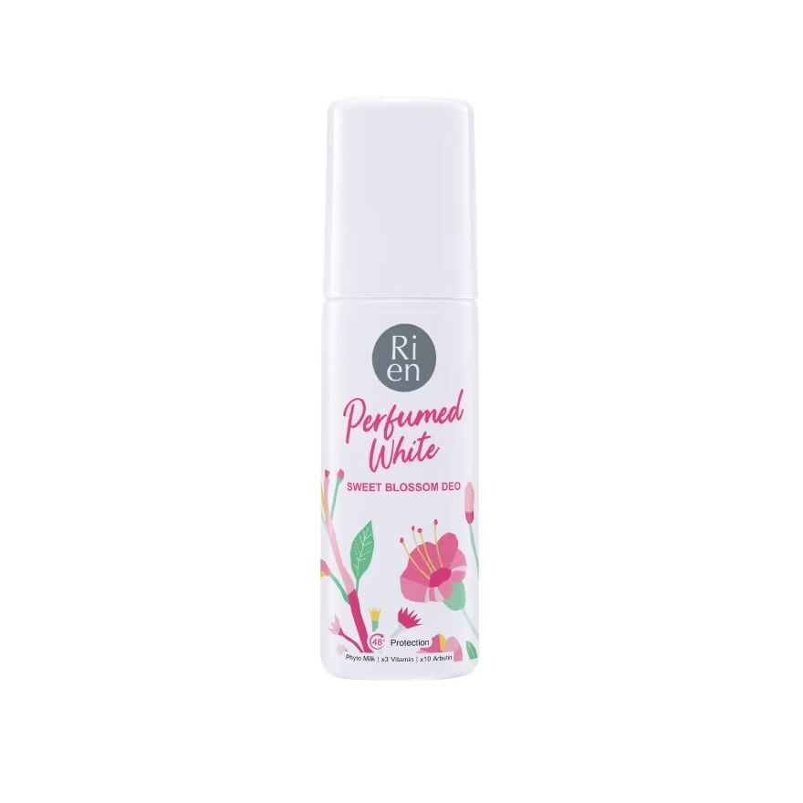 

Ri en Део Парфюмированный White Sweet Blossom 60 мл. โรลออน ระงับกลิ่นกาย, White