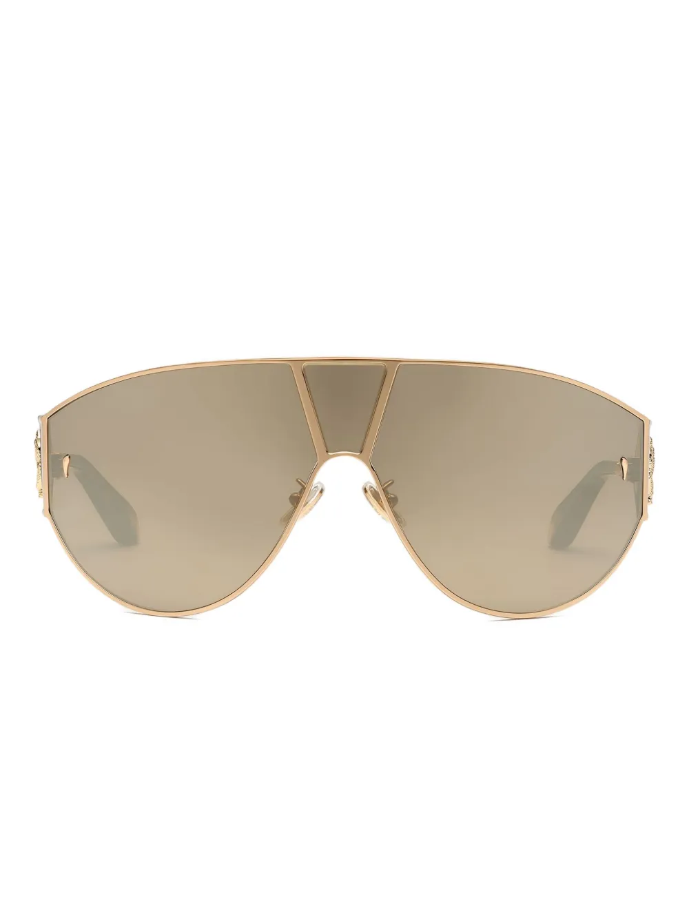 

Солнцезащитные очки с логотипом Roberto Cavalli, золотистый