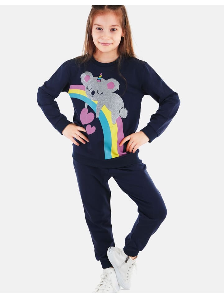

Спортивная куртка Denokids Trainingsanzug Glitter Koala, темно-синий