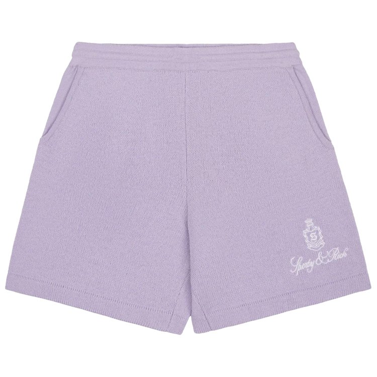 

Шорты Sporty & Rich Vendome Cashmere Short, фиолетовый