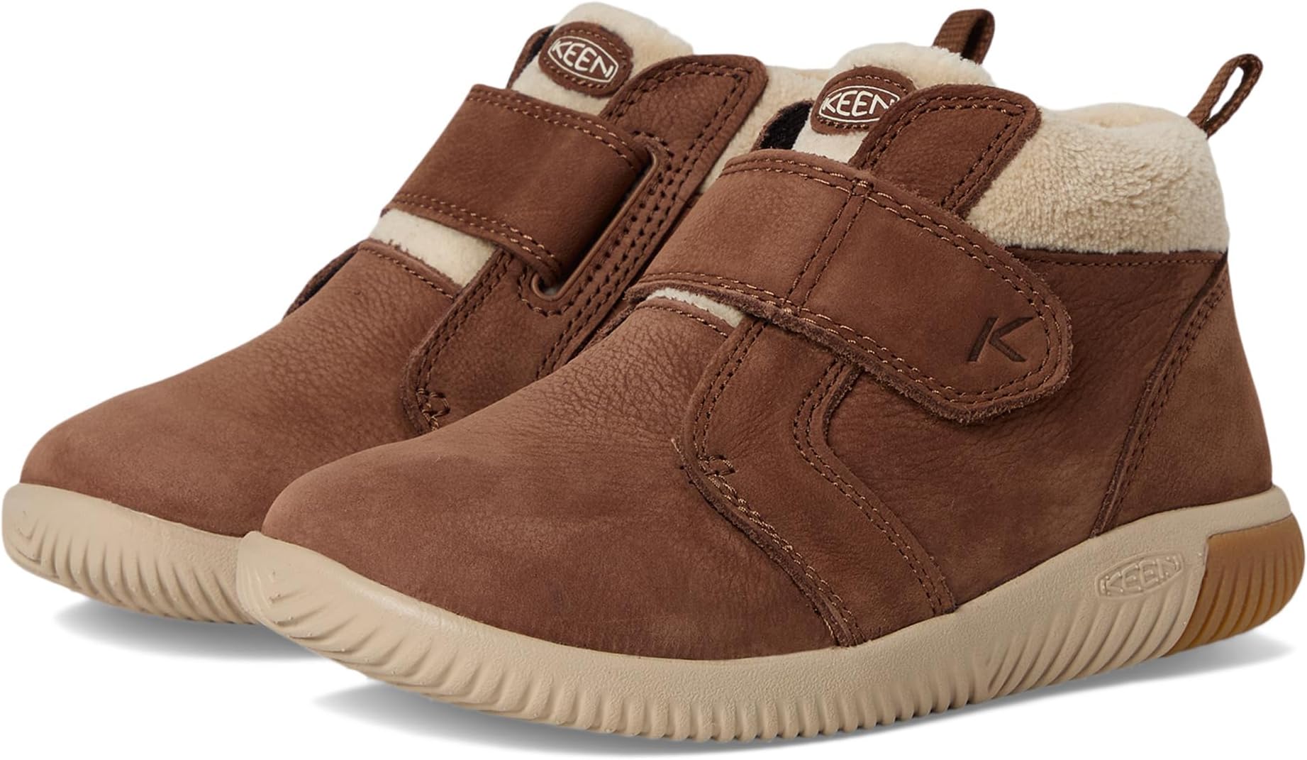 

Кроссовки KEEN Kids KNX Middie Easy On Strap Comfortable Barefoot Feel Sneakers, Bison/Safari