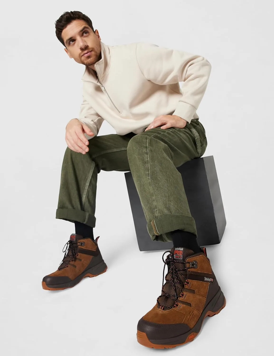 Ботинки Timberland PRO Men's Switchback Lt St Sp S1 Ankle Boot, коричневый — фото 2