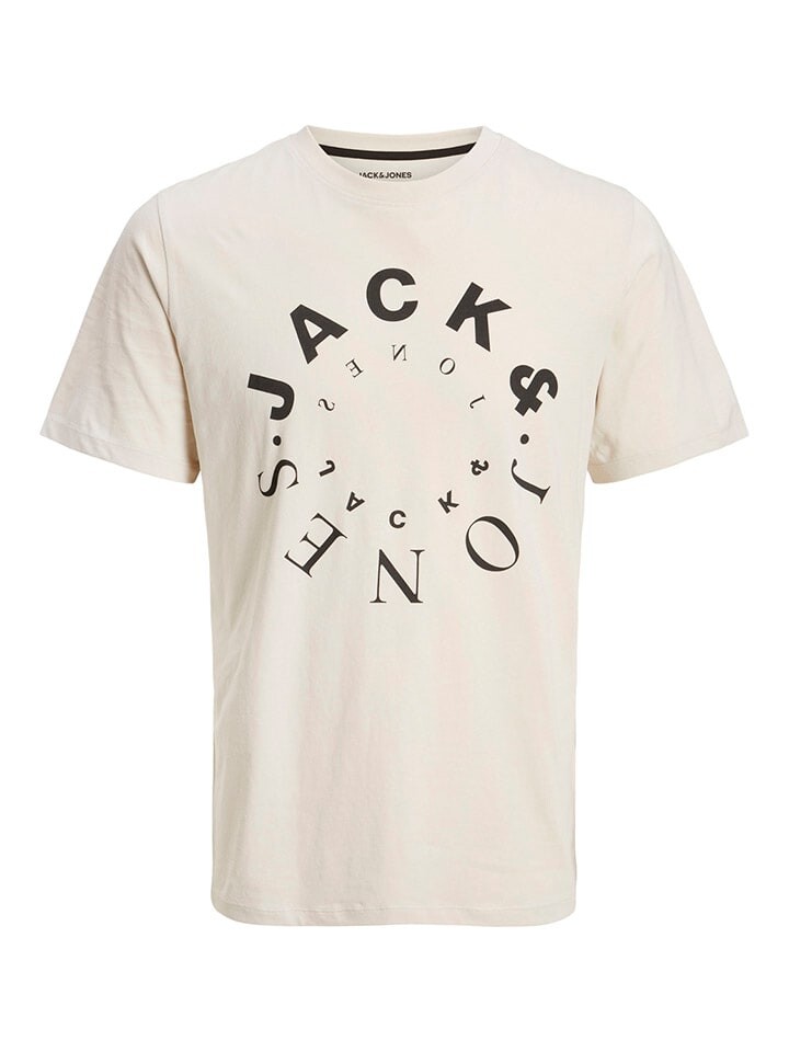 

Футболка Jack & Jones Warrior, кремовый