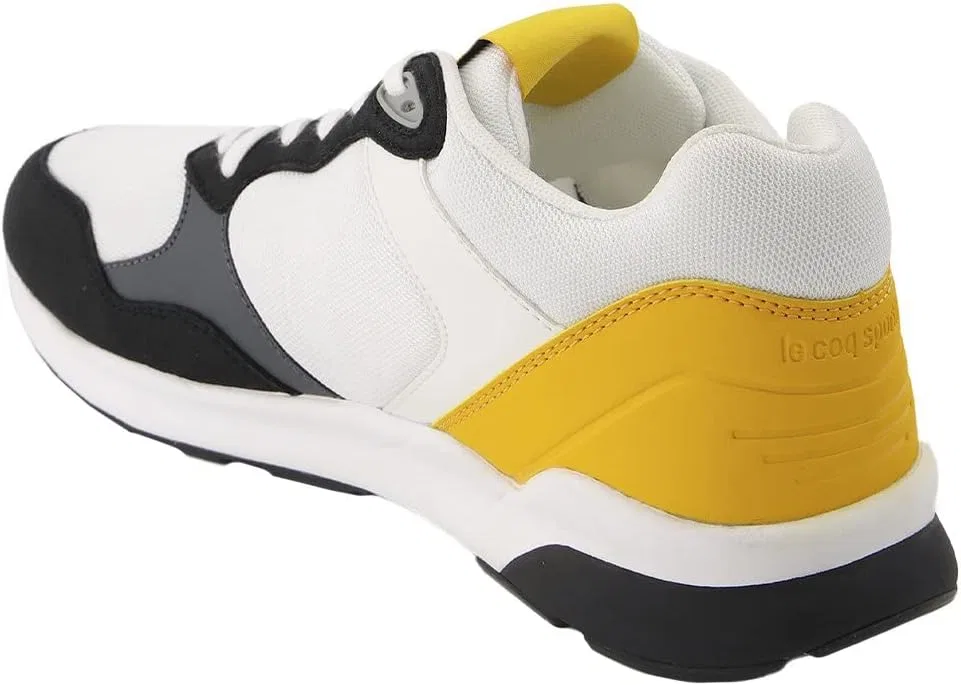 Спортивные кроссовки унисекс Le Coq Sportif LCS R500, Optical White Citrus — фото 2