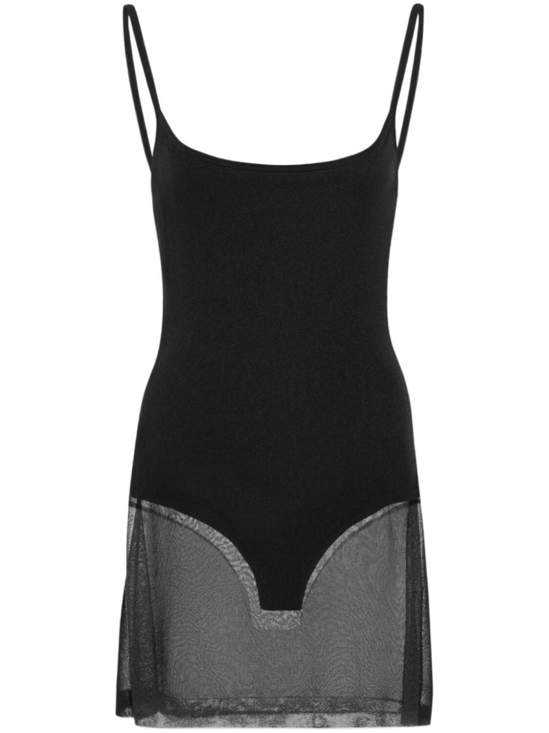 

Jacquemus la Robe Maille Roupao прозрачное мини-платье, черный